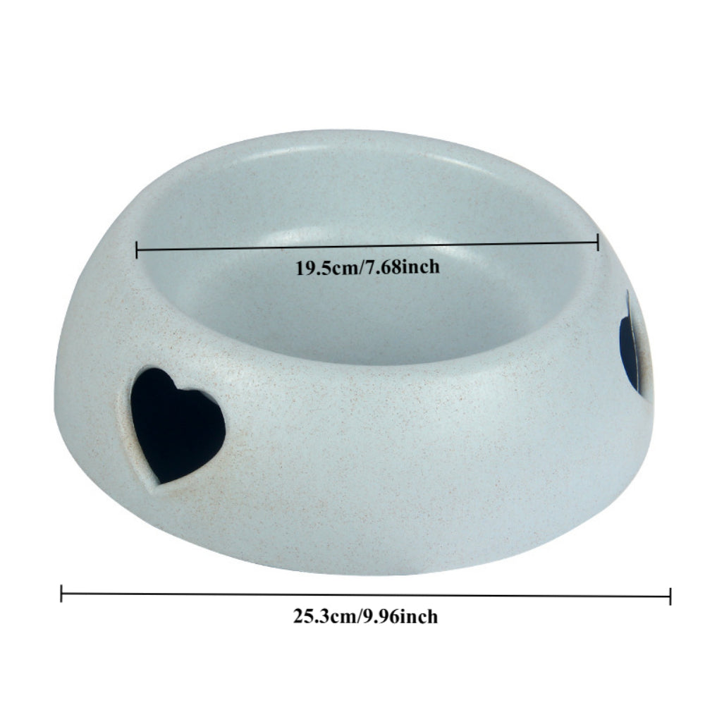 Pet Food Water Bowls Combo - Durable Plastic Wheat Pattern Feeder - Non-Tip Design for Small/Medium Dogs, Puppies, Cats & Kitten