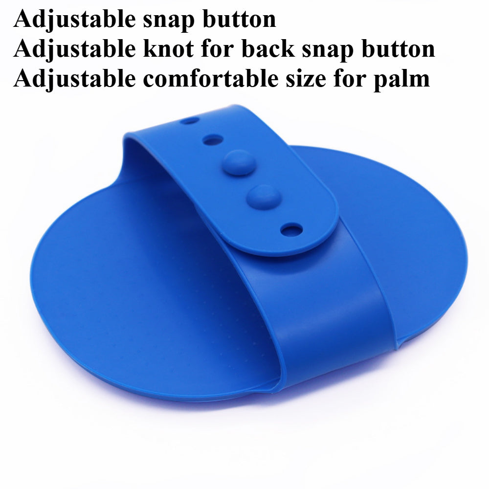 Dog Bath Brush & Massager – Adjustable Grooming Brush for Dogs & Cats with Soothing Silicone Bristles, Perfect for Short & Long Hair