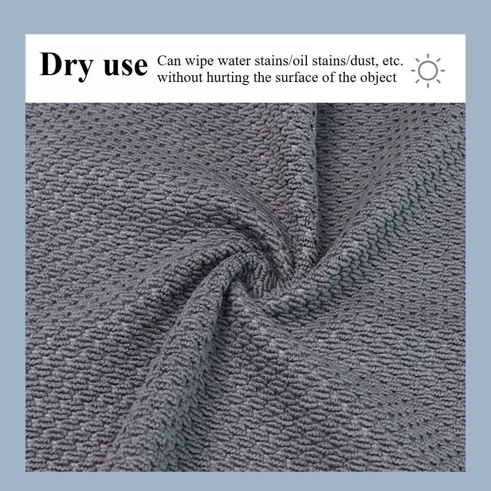 5-Pack Multi-Purpose Microfiber Cleaning Cloths – Ultra Soft, Lint & Streak-Free for Kitchen, Home, Office (5 Colors)