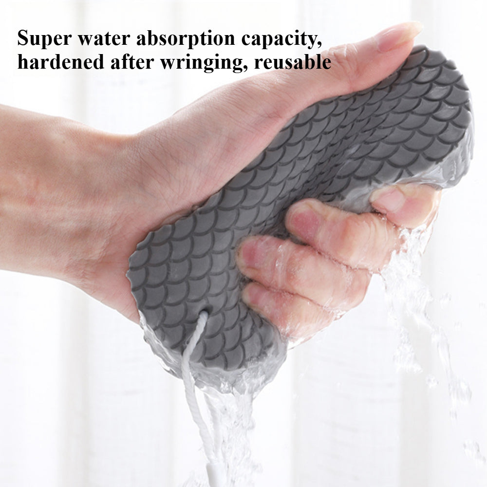 4 PCS Exfoliating Bath Sponges Set - Body Scrub Sponges for Dead Skin Removal - Gentle for Adults, Baby & Pregnant Women
