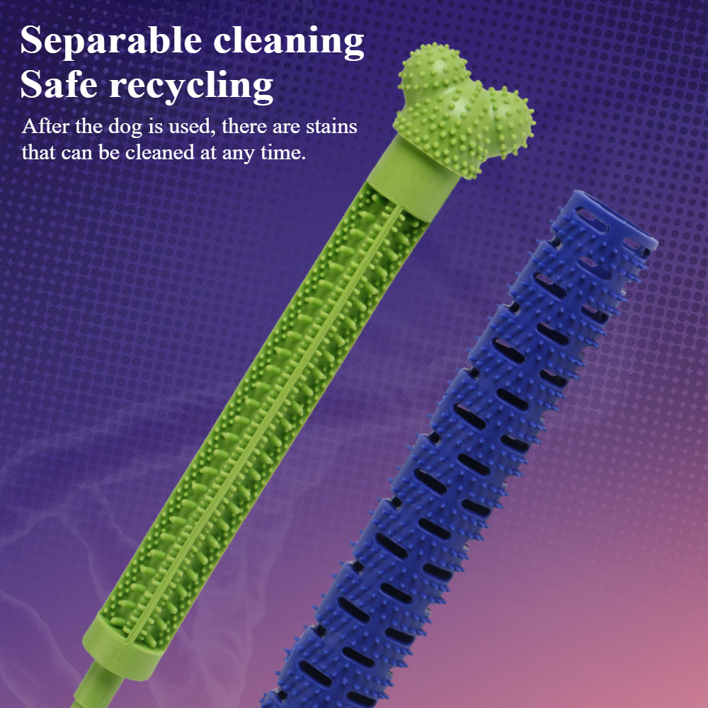 Interactive Dental Chew Toy for Dogs - Dual-Action Toothbrush Design, Promotes Oral Health & Play (Small Dogs/Puppies)