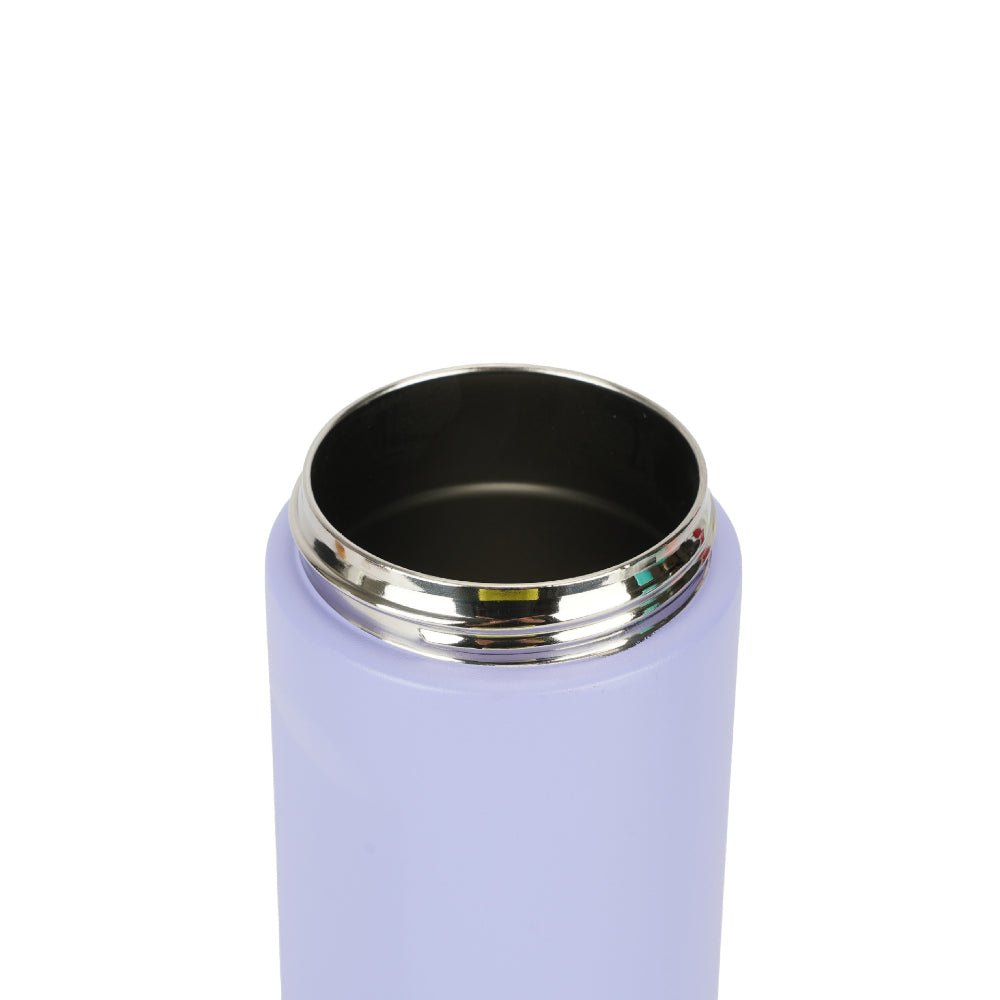 Insulated Stainless Steel Water Bottle with Straw - Double Drinking Portable Thermos for Sports & Travel