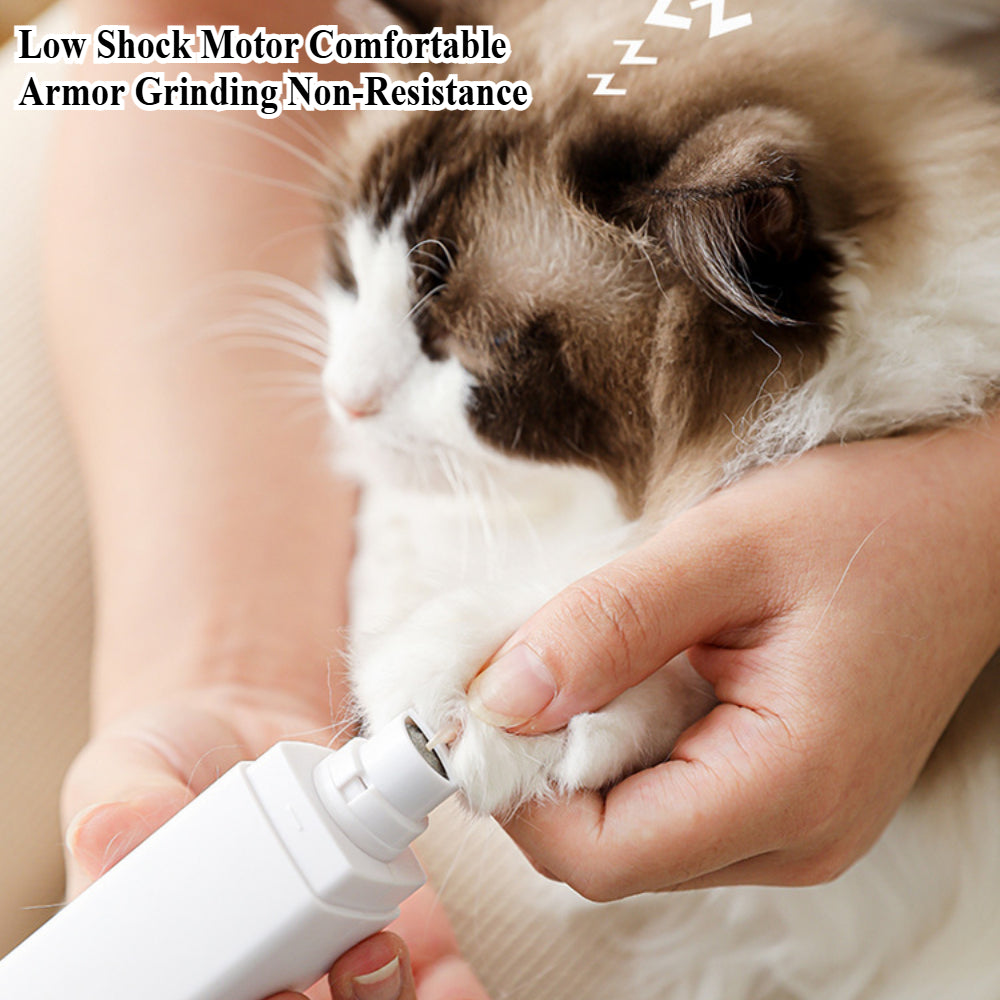 Electric Pet Nail Grinder – 4-Speed, Low Noise & Safe for Dogs & Cats of All Sizes