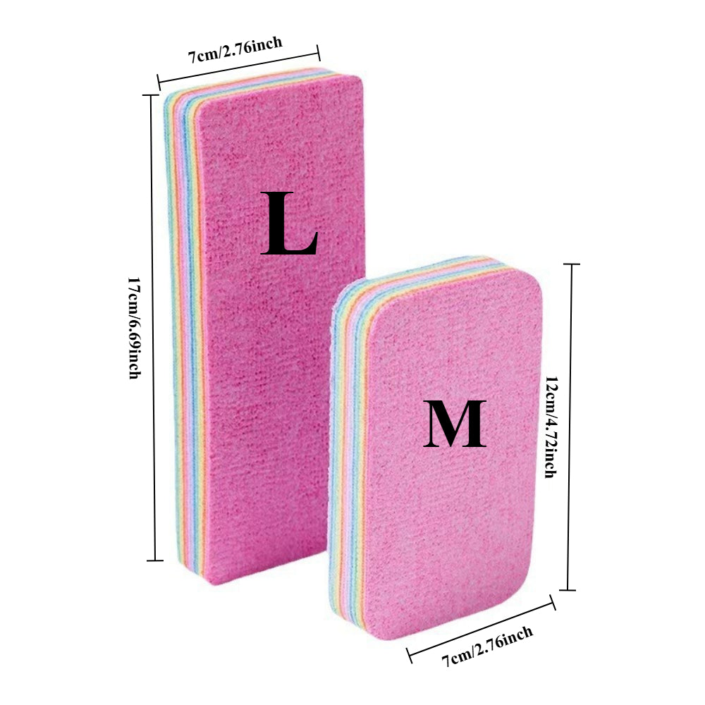 2-Pack 12-Layer PVA Sponge Set - Ultra Absorbent Tearable Cleaning Pads for Kitchen & Household (Reusable & Separable)