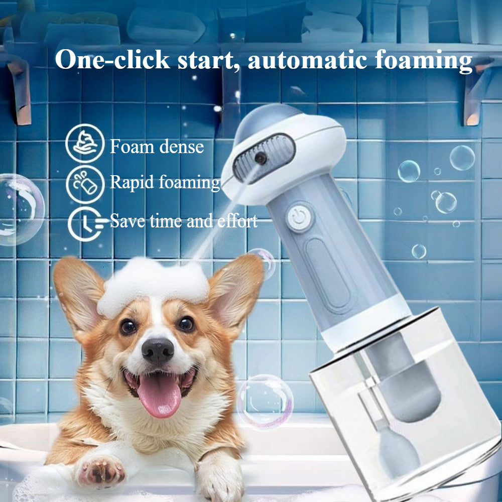 Automatic Foaming Shampoo Sprayer for Dogs/Cats