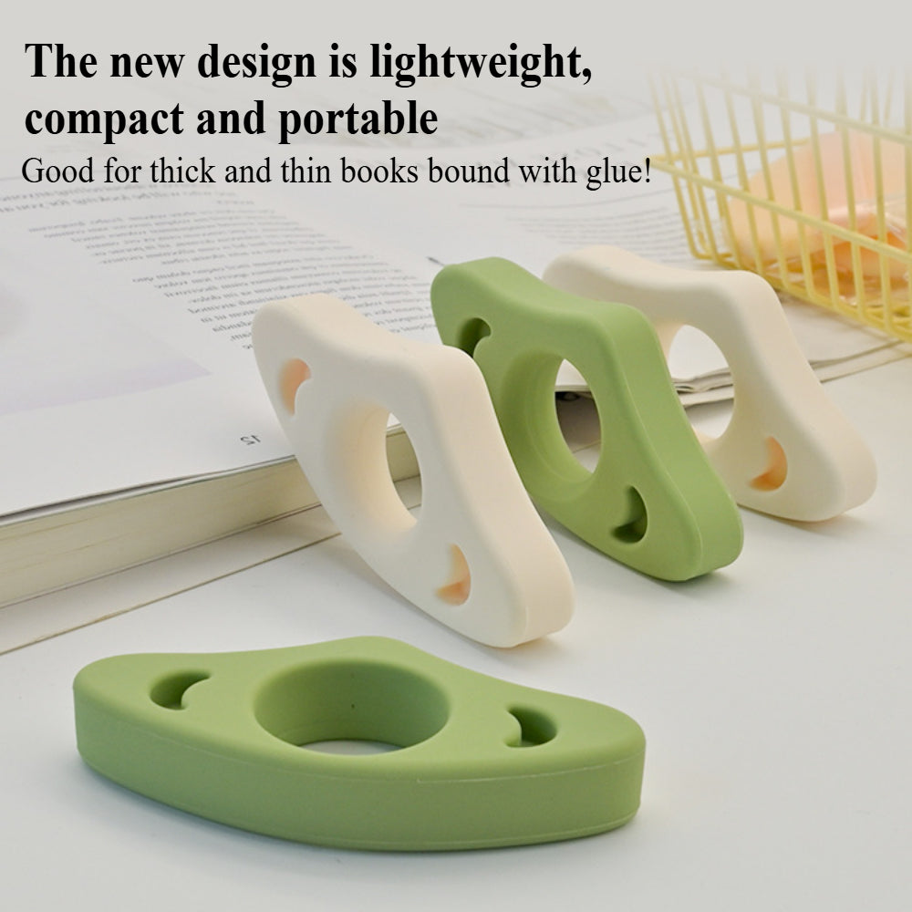 2-Pack Silicone Page Holder for Books – Ergonomic Thumb Grip Keepers, Perfect Reading Accessories