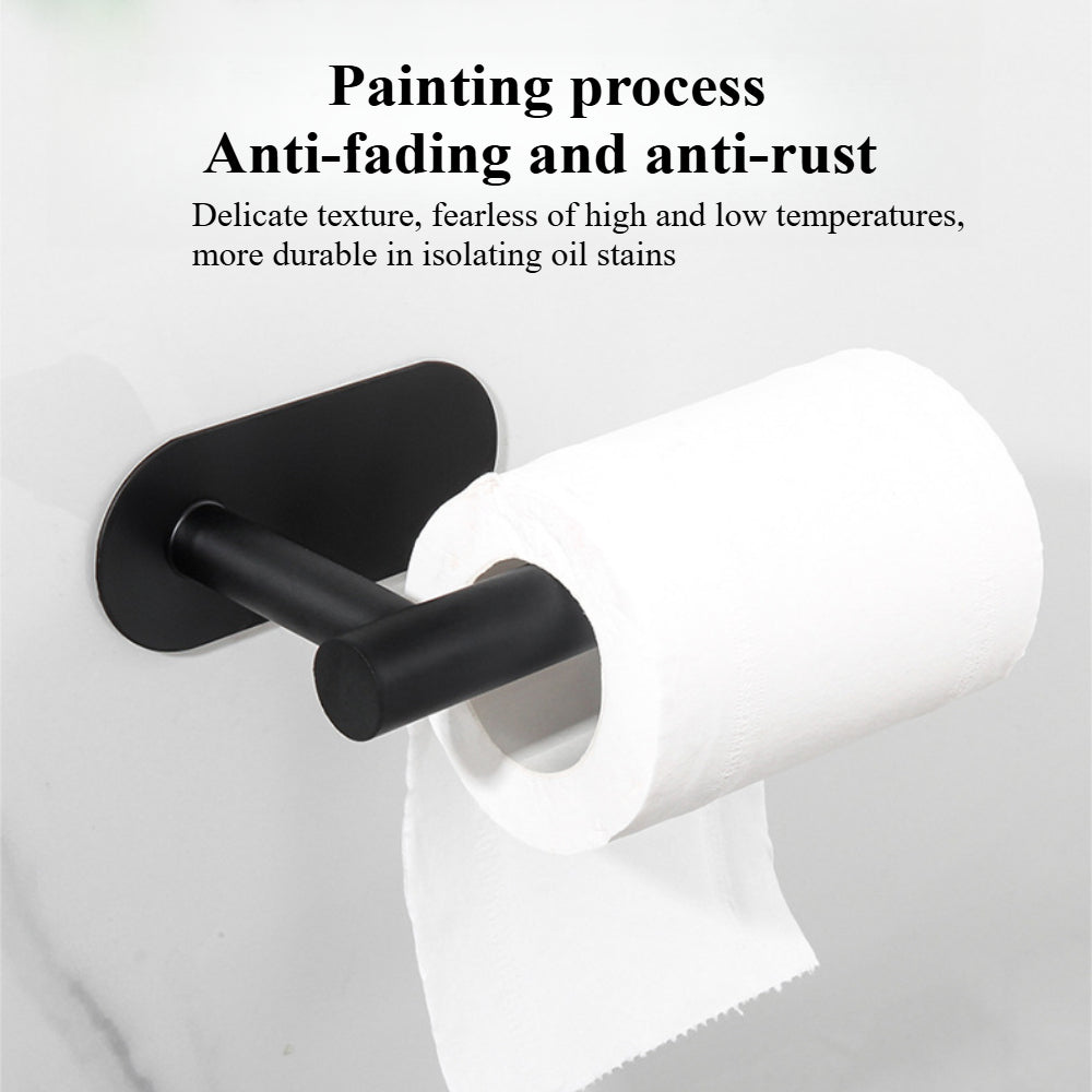 No-Drill Self-Adhesive Toilet Paper Holder – Rustproof Stainless Steel for Bathroom, Kitchen, or RV