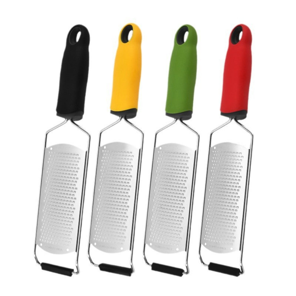 Stainless Steel 304 Cheese & Lemon Zester - Wide Blade Grater for Kitchen