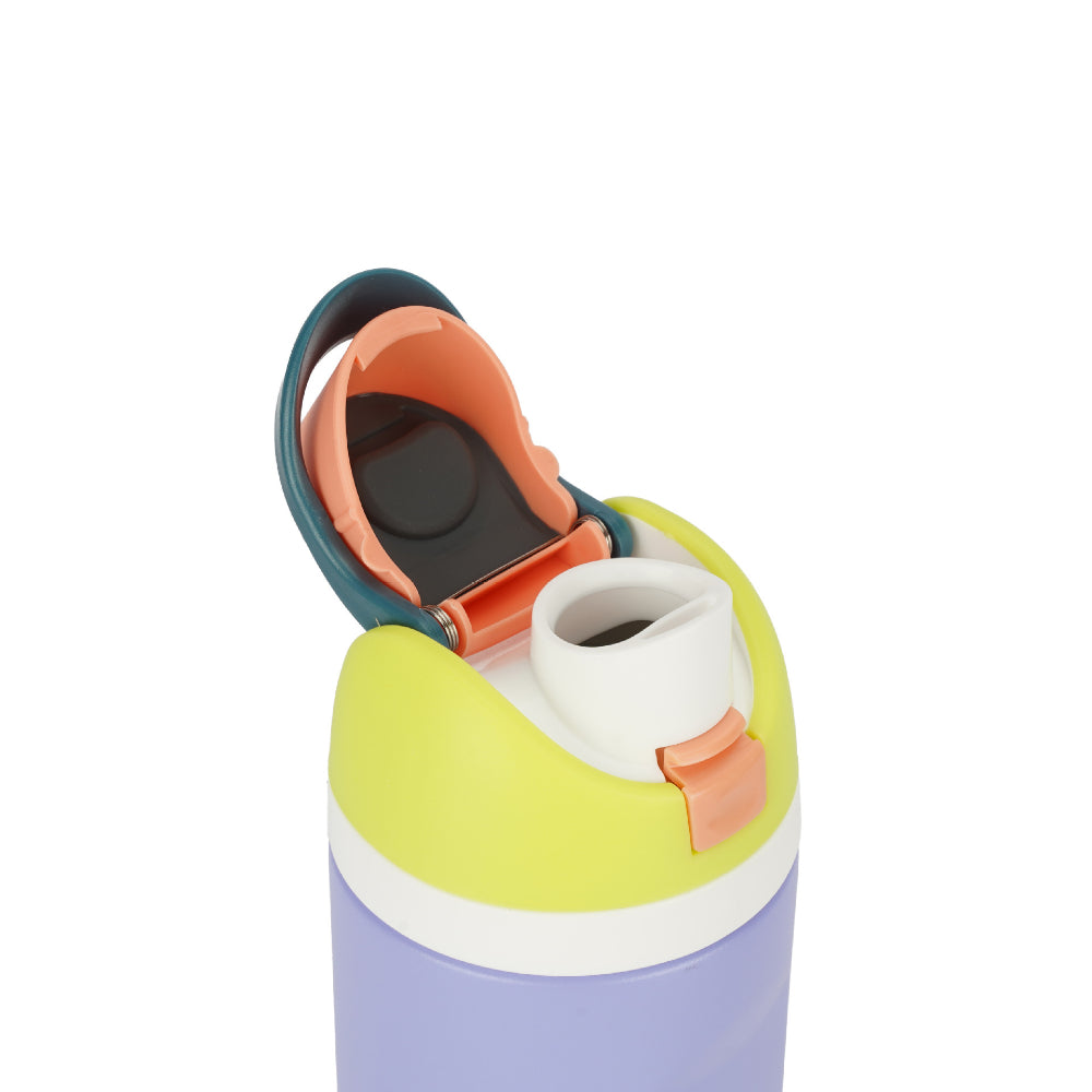 Insulated Stainless Steel Water Bottle with Straw - Double Drinking Portable Thermos for Sports & Travel