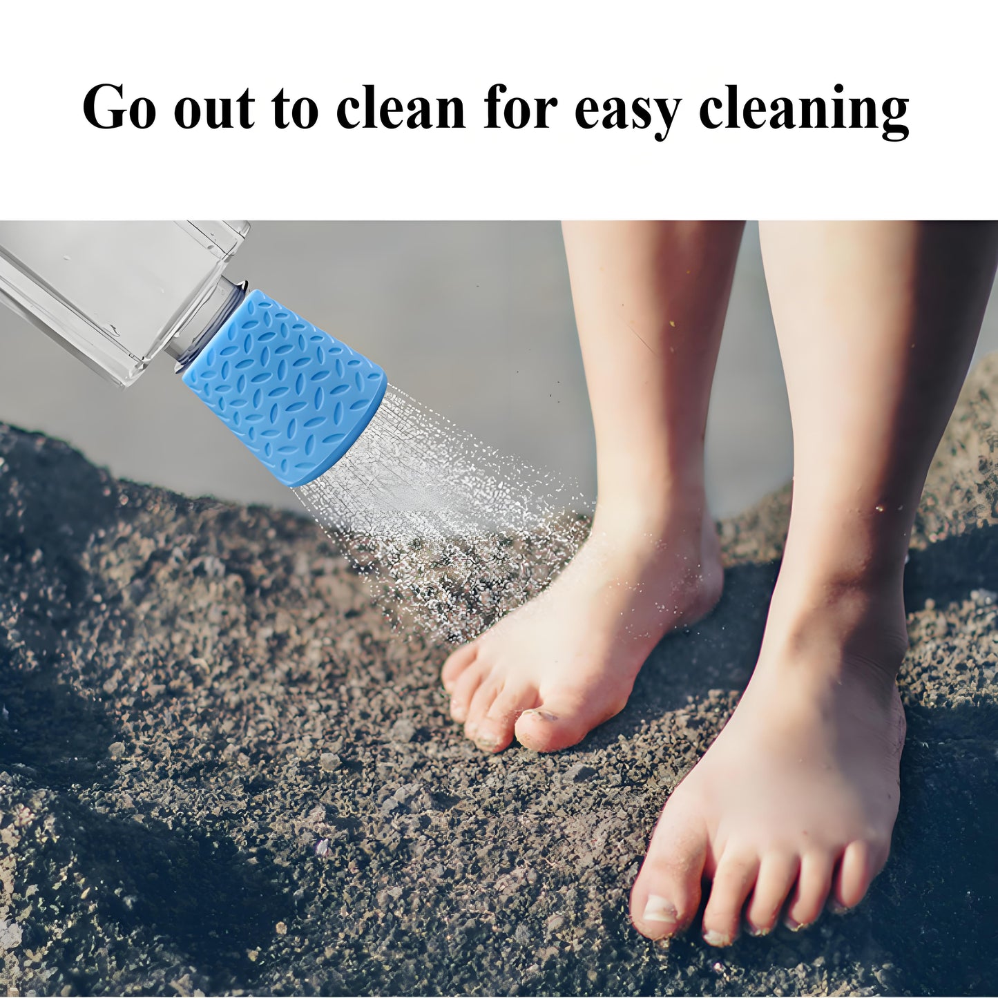 3-in-1 Portable Camp Shower Kit - Universal Water Bottle Sprayer Attachment for Outdoor, Pets & Travel (Tri-Color Set)