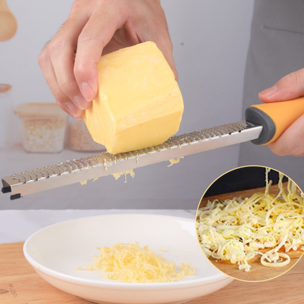 Stainless Steel Kitchen Zester – Grate Ginger, Nutmeg, Lemon & Cheese