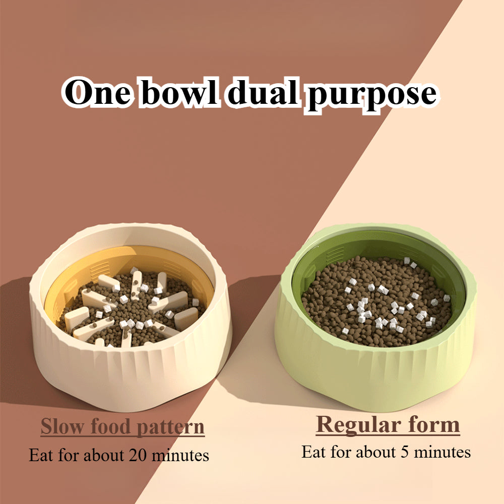 Slow Feeder Dog Bowl - Anti-Choke Maze Design for Small, Medium & Large Dogs - Improves Digestion & Prevents Bloat
