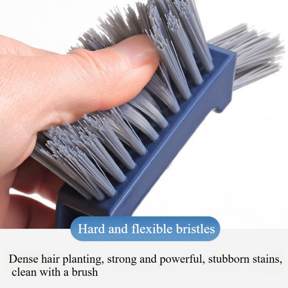 2-Pack Hard Bristle Crevice Cleaning Brushes – Multi-Purpose Gap & Detail Cleaner for Kitchen, Bathroom, etc.