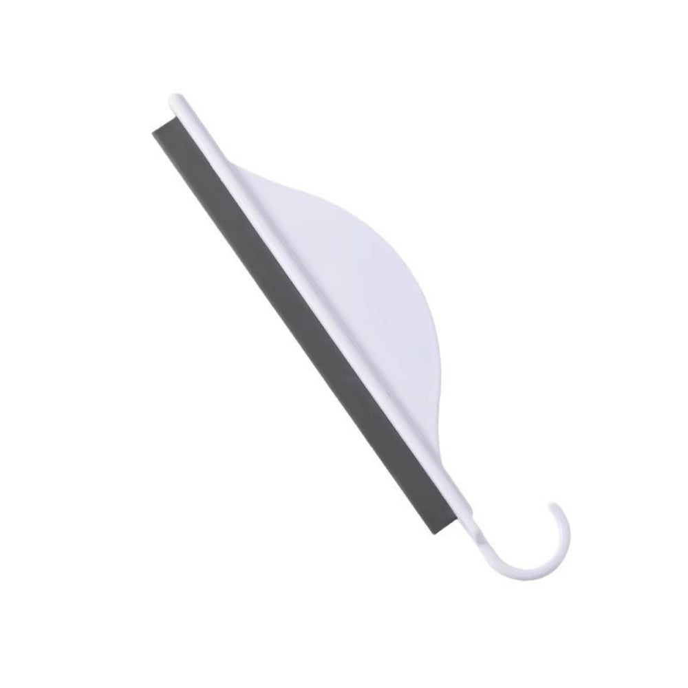 Mini Shower Squeegee with Hook - 2-Pack Silicone Water Wiper for Bathroom Mirror, Kitchen Counter & Tiles