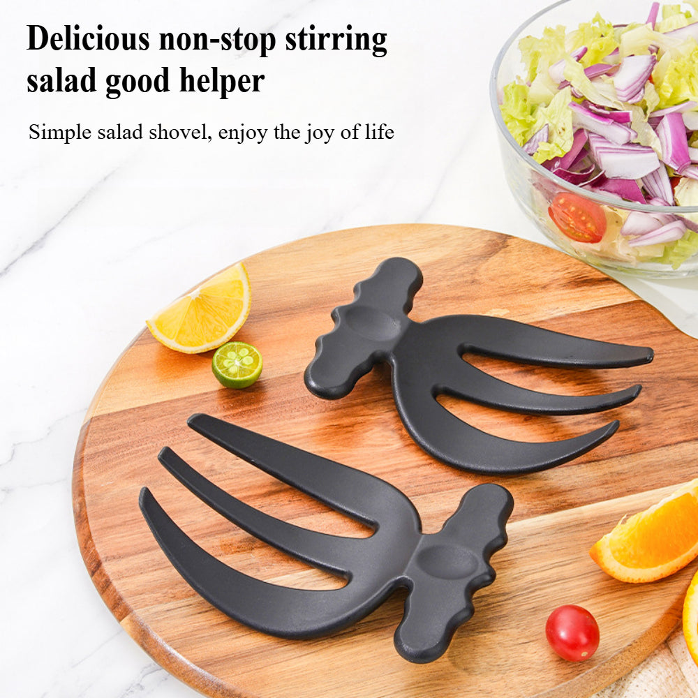 Salad Tossing Claws 2-Piece Set – Plastic Serving Utensils for Buffets, Pasta, Fruit – Food Mixing Tools with Comfort Grip