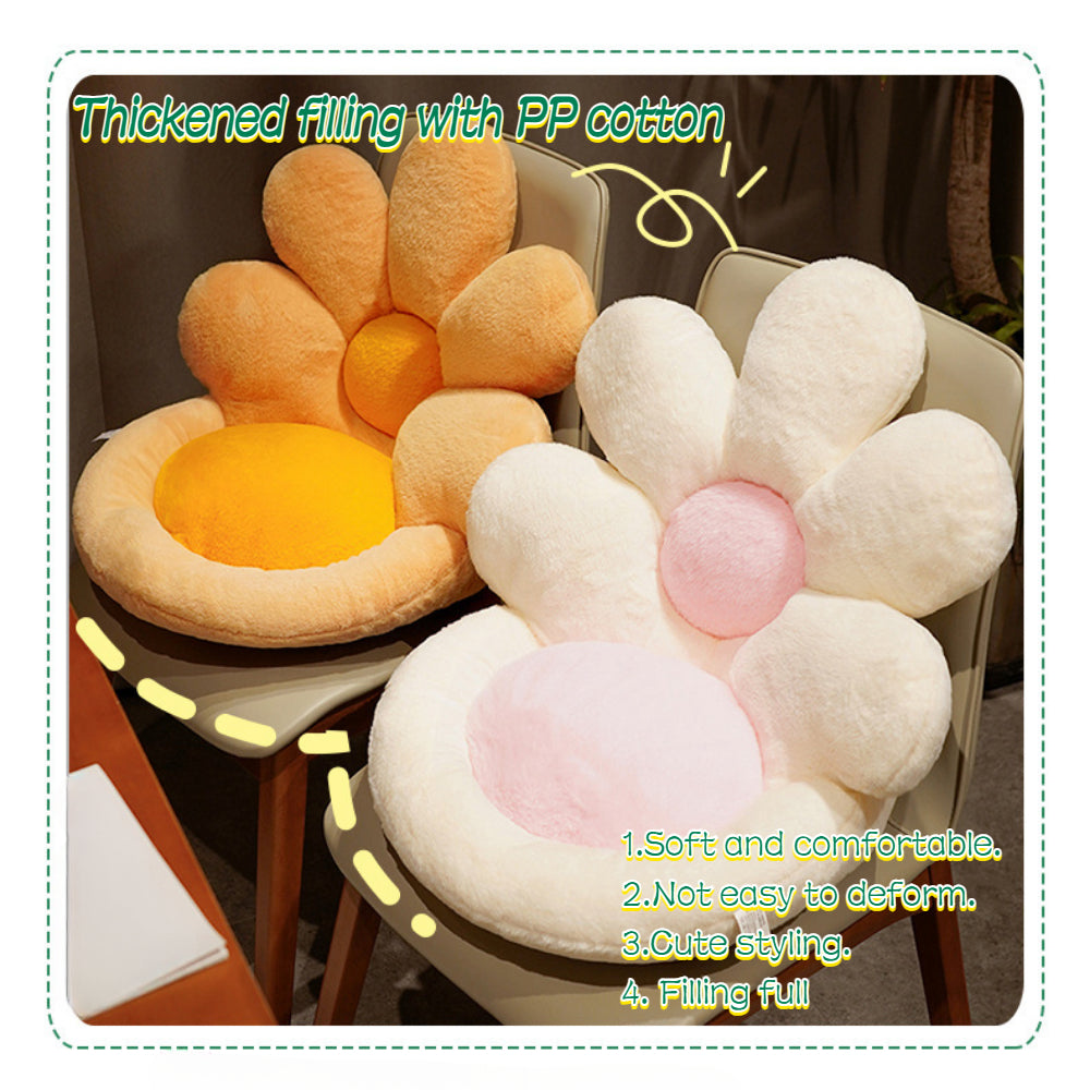 Flower-Shaped Chair Cushion – Cute, Comfy, and Non-Slip Seat Pillow for Gaming, Office, Bedroom, and Dorm Decor