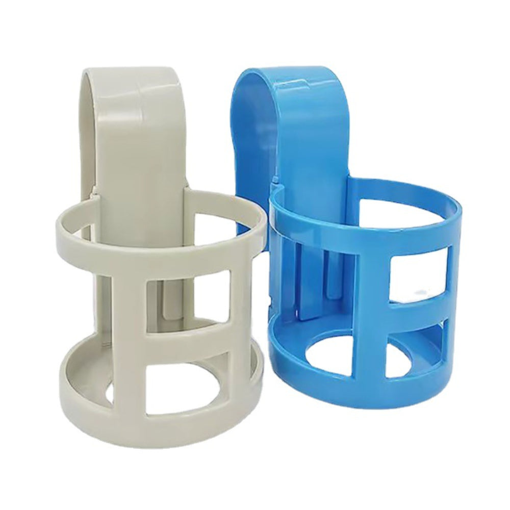 3-Pack No-Spill Pool Cup Holders – Fits 2" Round Top Bars on Above Ground Pools, Durable Plastic Drink Holders for Beer,etc.