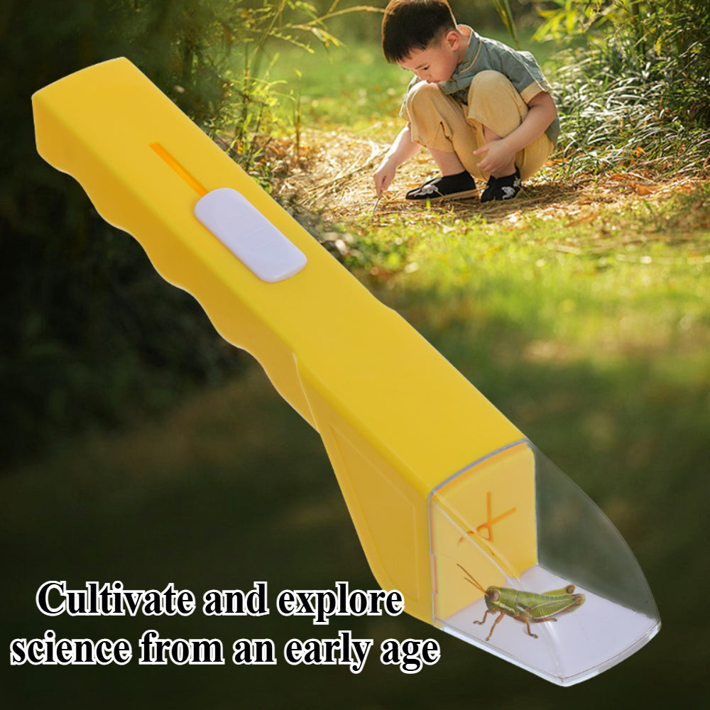 Bug Catcher Kit for Kids – Quick-Release Humane Insect Observer with Clear View Window & Contactless Catching Tool