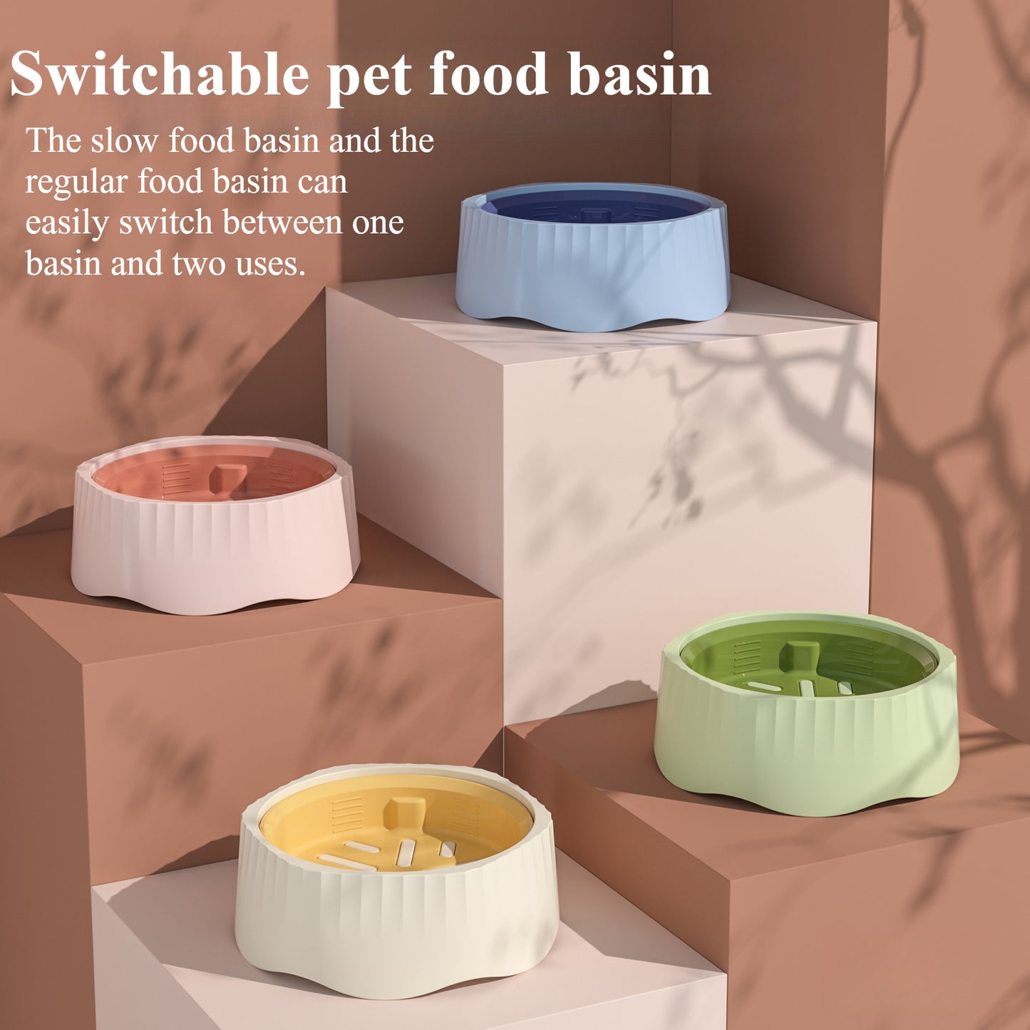 Slow Feeder Dog Bowl - Anti-Choke Maze Design for Small, Medium & Large Dogs - Improves Digestion & Prevents Bloat