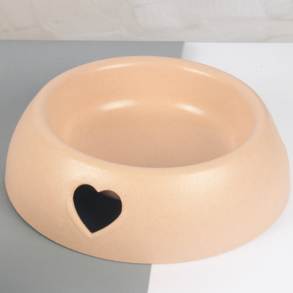 Pet Food Water Bowls Combo - Durable Plastic Wheat Pattern Feeder - Non-Tip Design for Small/Medium Dogs, Puppies, Cats & Kitten