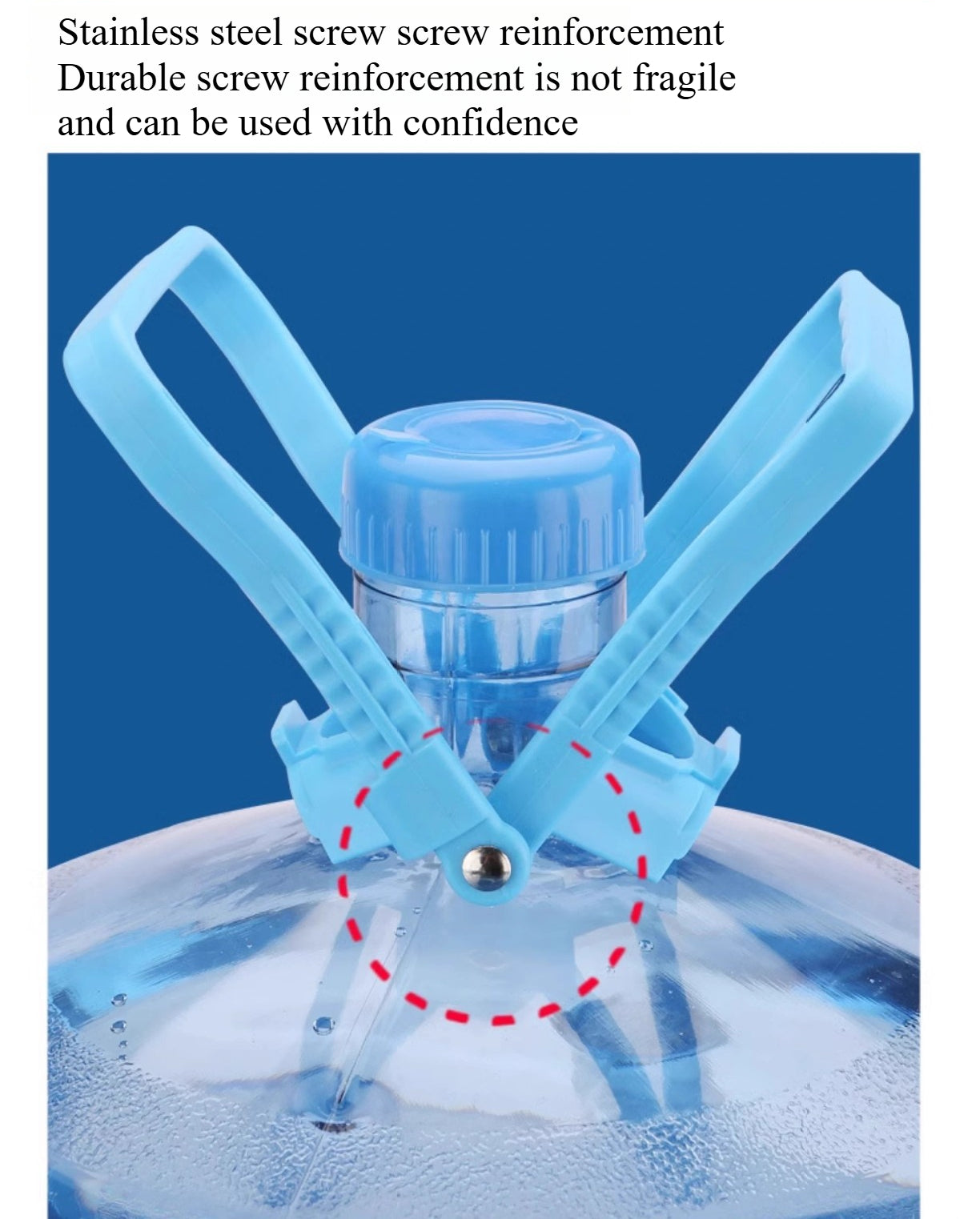 Professional Water Jug Handle - Reinforced Thick Design for Easy 5-20L Bucket Carrying | Time-Saving Home & Office Water Carrier