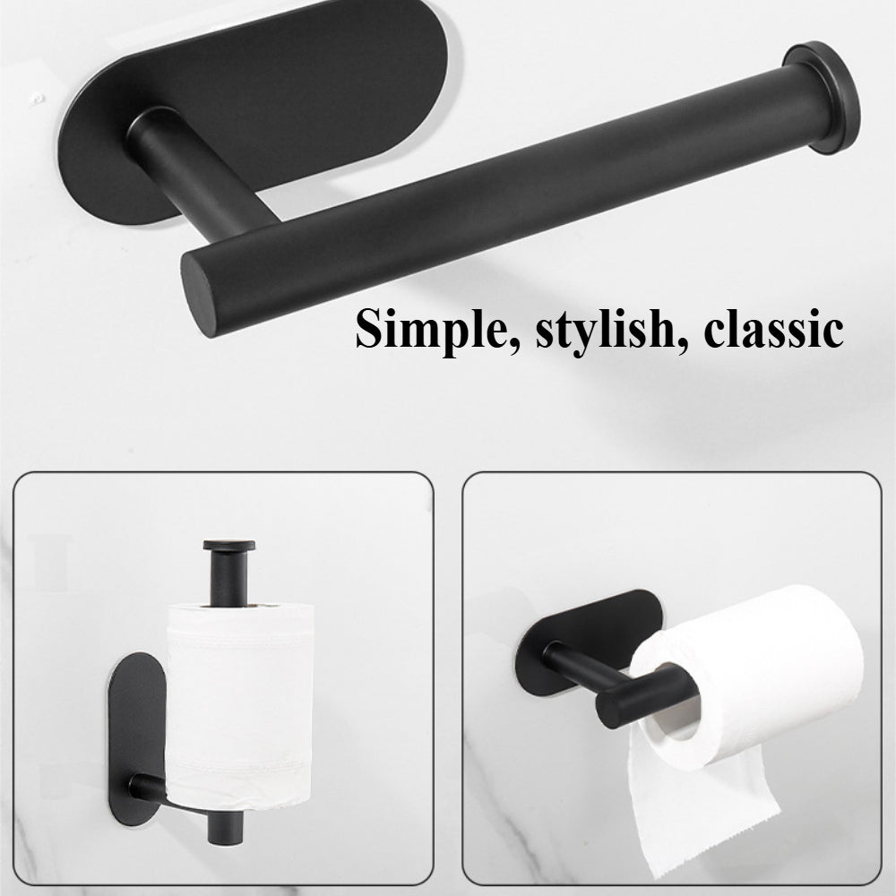 No-Drill Self-Adhesive Toilet Paper Holder – Rustproof Stainless Steel for Bathroom, Kitchen, or RV