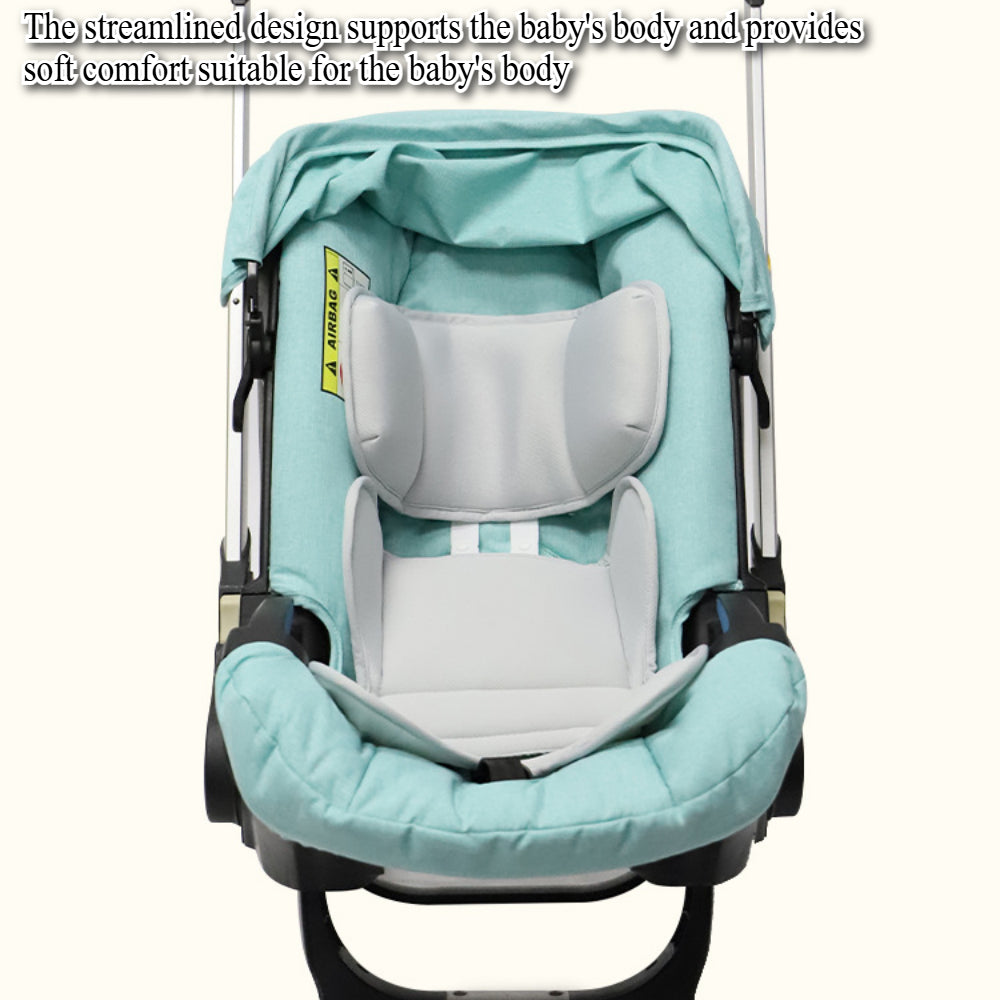 Universal Baby Head & Body Support Pillow – Shock-Resistant, Non-Slip, Compatible with Car Seats & Strollers
