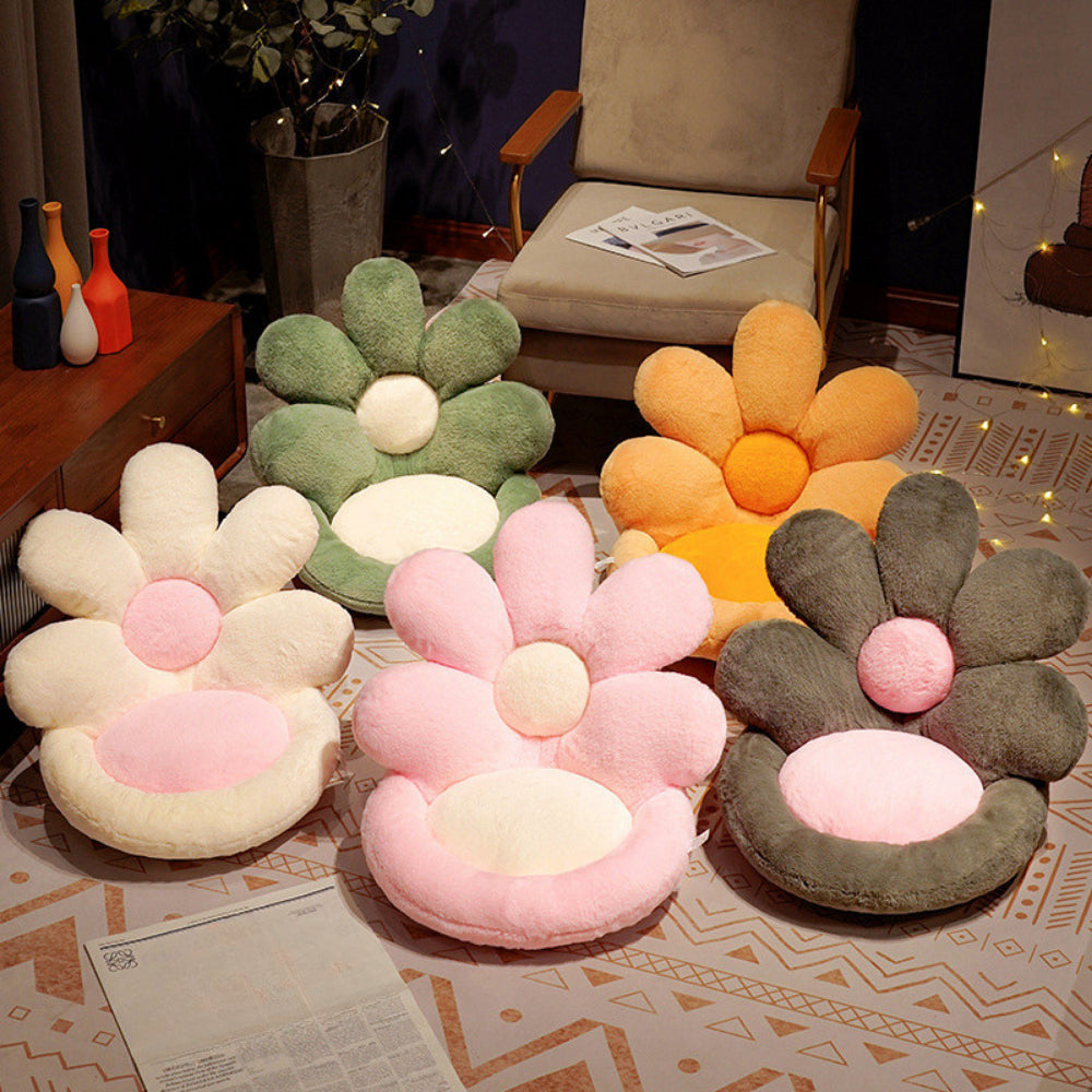 Flower-Shaped Chair Cushion – Cute, Comfy, and Non-Slip Seat Pillow for Gaming, Office, Bedroom, and Dorm Decor