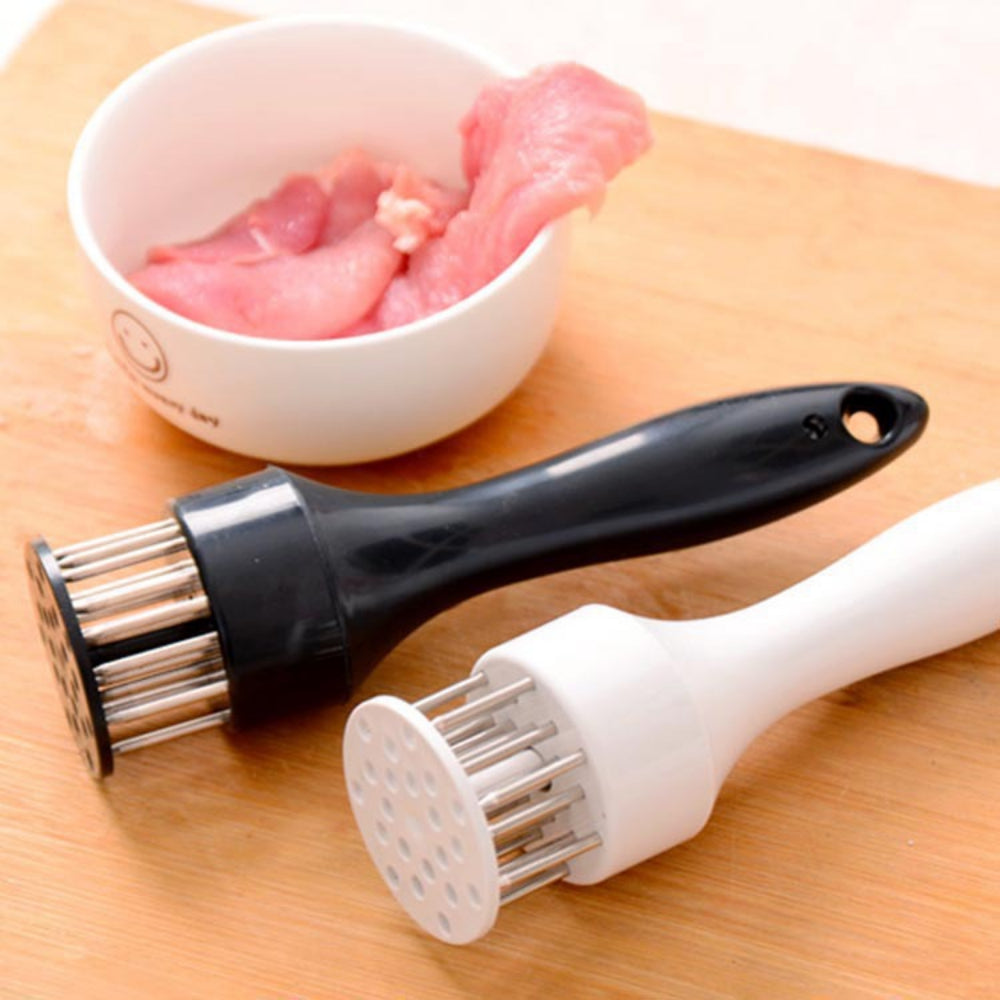 Professional Meat Tenderizer Tool - Ultra Sharp Stainless Steel Needle Blades for Steak,Marinade & Cooking etc.