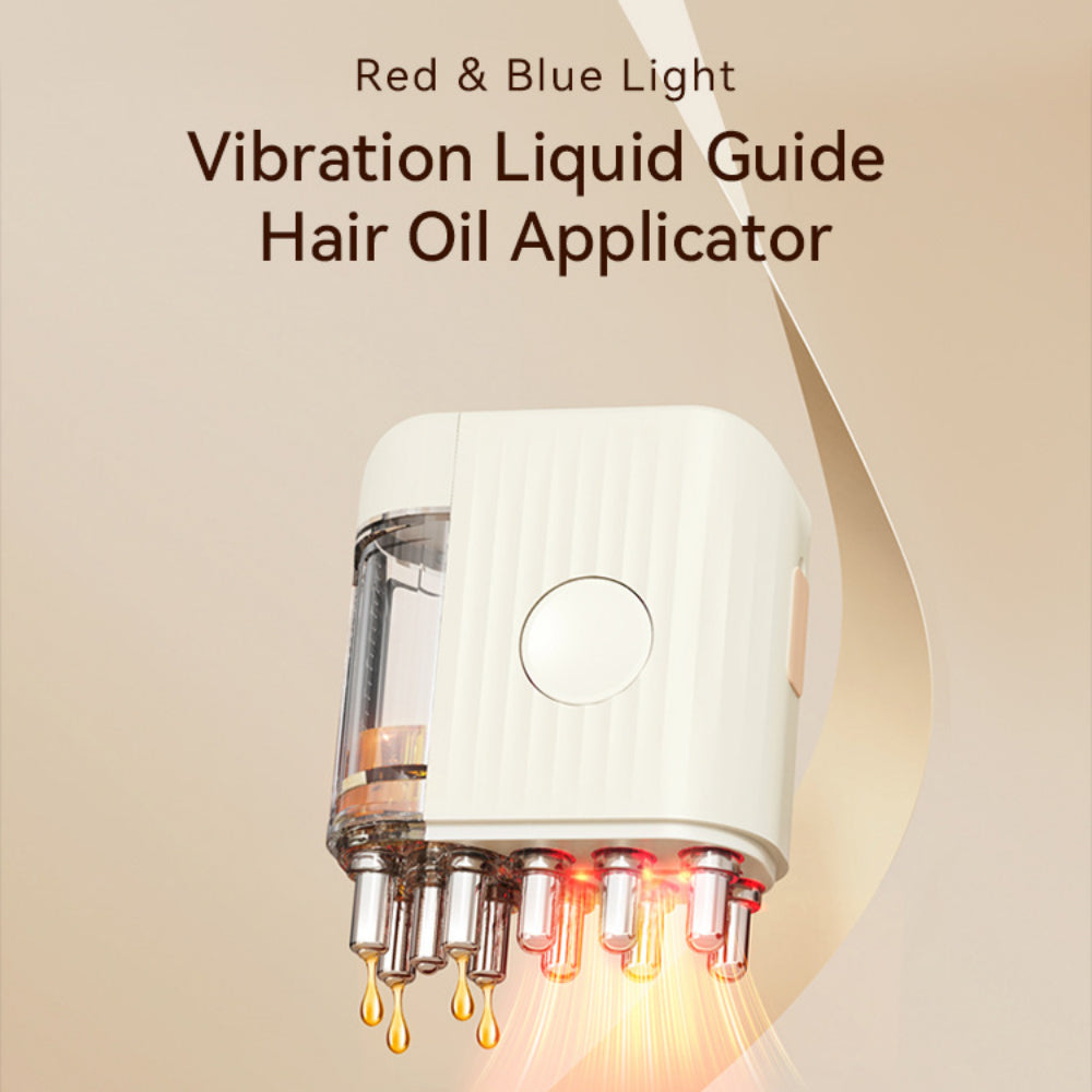 2-in-1 Electric Scalp Massager & Hair Oil Applicator – Hair Growth Treatment Brush for Essential Oils, Serums, and Scalp Care