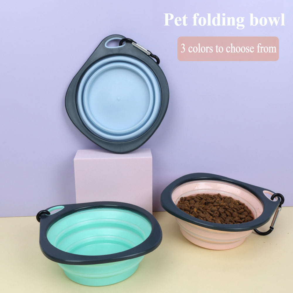 2-Pack Collapsible Dog Bowls – Lightweight Pet Travel Food & Water Dishes