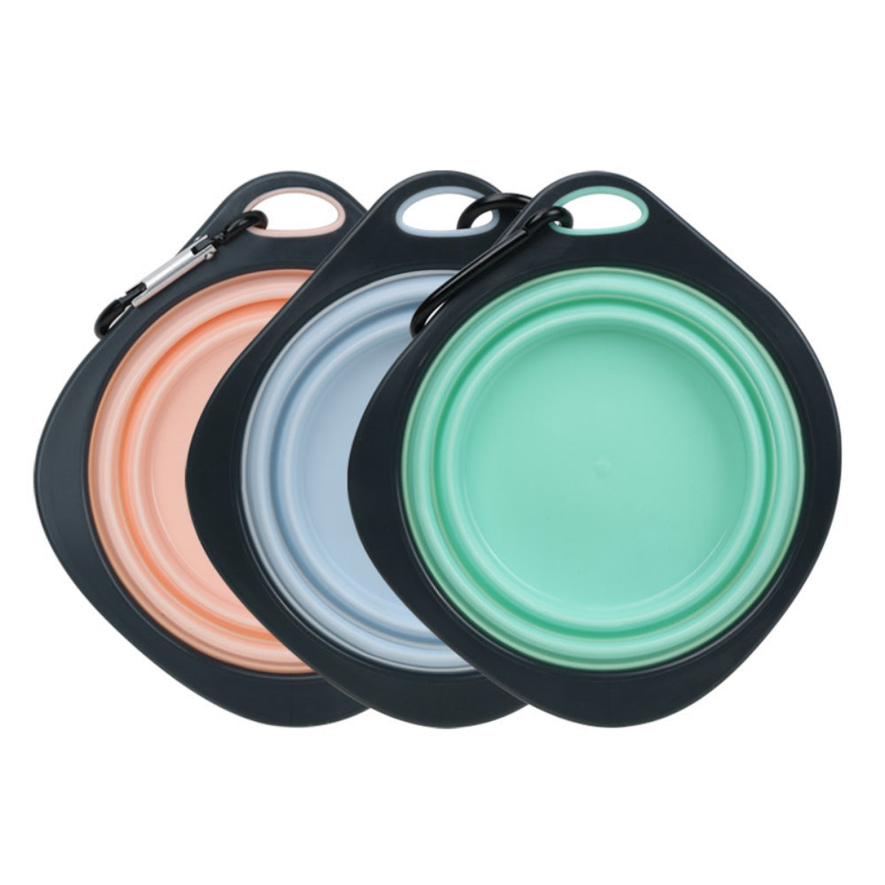 2-Pack Collapsible Dog Bowls – Lightweight Pet Travel Food & Water Dishes