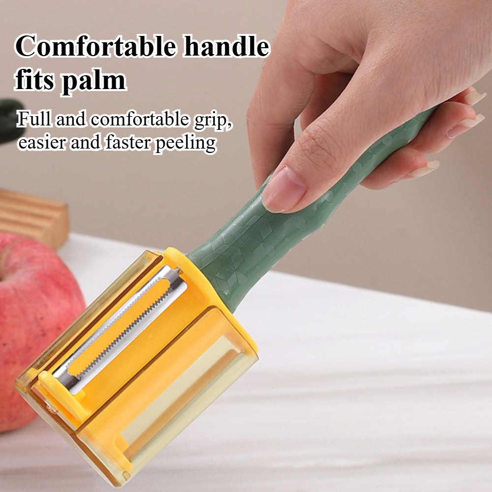 Premium 3-in-1  - Ultra Sharp Stainless Steel Vegetable Peeler with Non-Slip Grip (2 PCS)