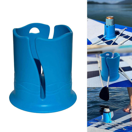Universal Paddle Board Accessory - No-Spill Elastic Drink Holder for SUP, Kayak & Surfboard | Secures Coffee, Beer & Smartphones