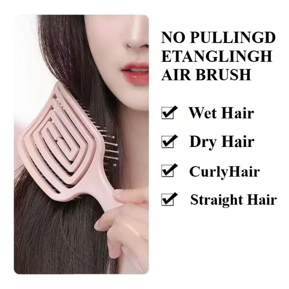 Universal Detangling Hair Brush – Perfect for Wet & Dry Hair on All Hair Types