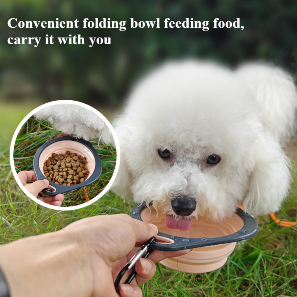 2-Pack Collapsible Dog Bowls – Lightweight Pet Travel Food & Water Dishes