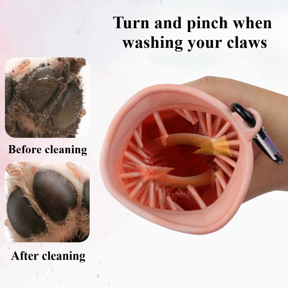 Portable Silicone Dog Paw Cleaner – for Large & Small Pets, Easy Grip & Quick Dry