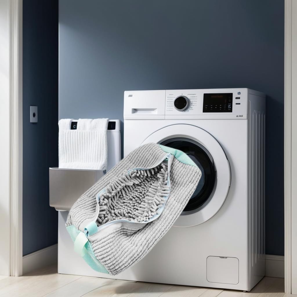 Reusable Shoe Washing Machine Bags (2-Pack) – 360° Deep Clean for Sneakers – Washer & Dryer Safe Laundry Bags