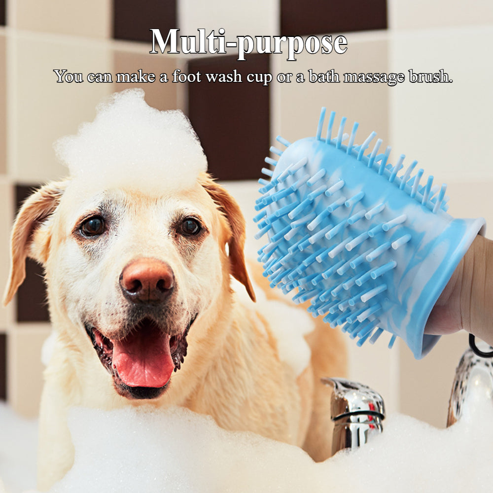 Portable Silicone Dog Paw Cleaner – for Large & Small Pets, Easy Grip & Quick Dry