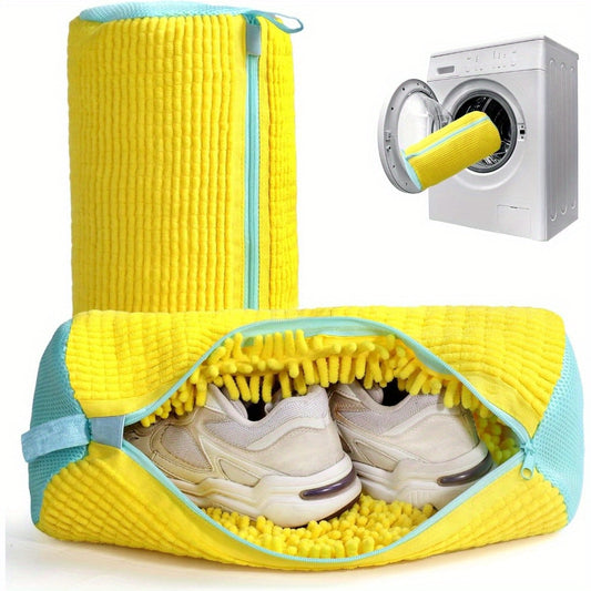 Reusable Shoe Washing Machine Bags (2-Pack) – 360° Deep Clean for Sneakers – Washer & Dryer Safe Laundry Bags