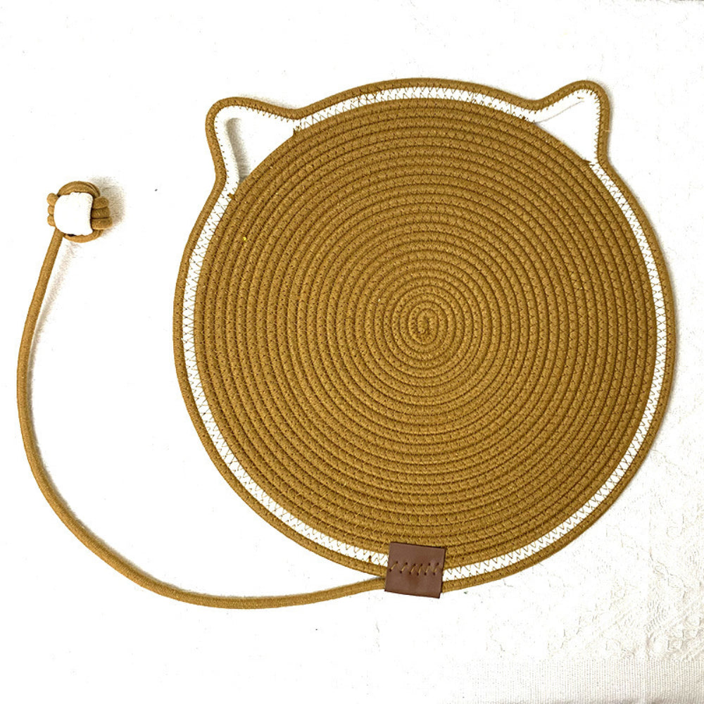 Extra-Large Cat Scratching Mat – Durable Cotton Rope Protects Sofas, Couches & Walls