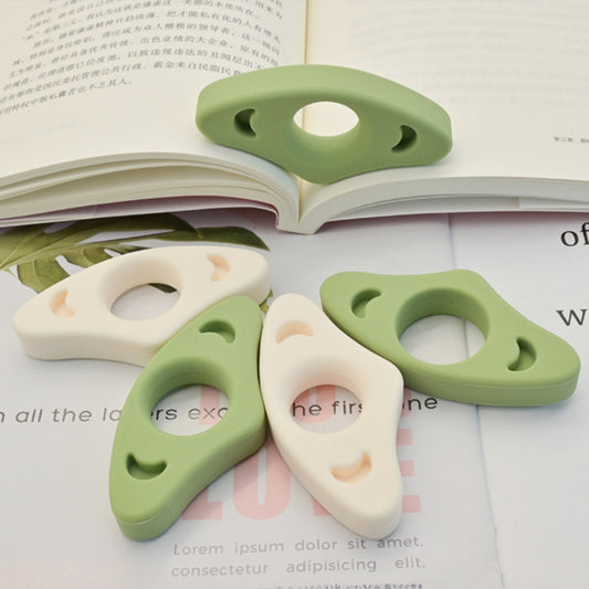 2-Pack Silicone Page Holder for Books – Ergonomic Thumb Grip Keepers, Perfect Reading Accessories