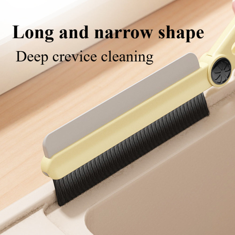 2-in-1 Crevice Cleaning Brush & Scraper – Multi-Purpose Gap Cleaning Tool for Kitchen, Bathroom, Windows & Household Use