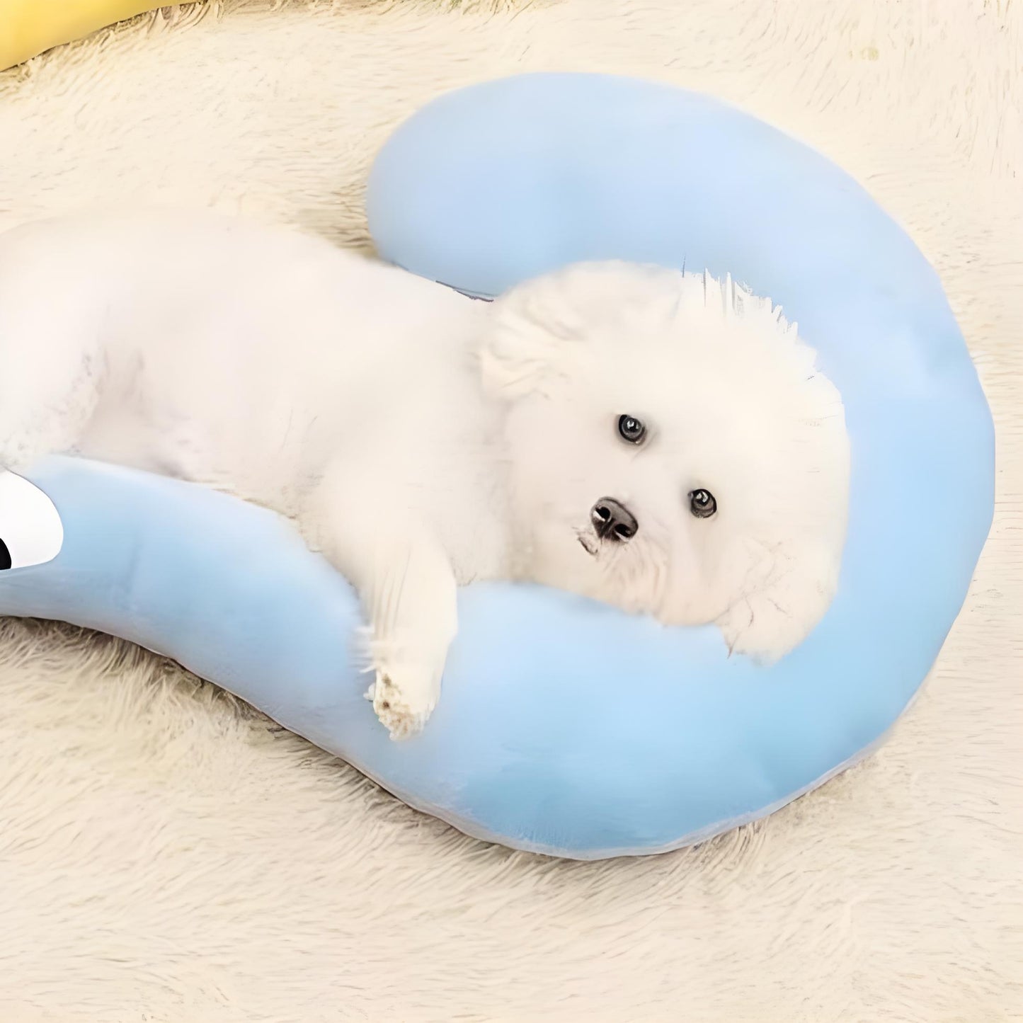 Question Mark Pet Pillow - Ultra Soft Neck Support & Calming Cuddler for Cats & Small Dogs