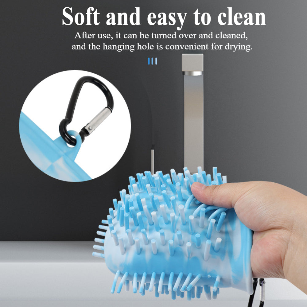 Portable Silicone Dog Paw Cleaner – for Large & Small Pets, Easy Grip & Quick Dry