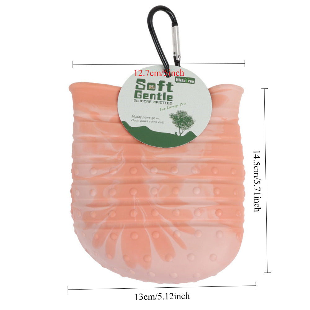 Portable Silicone Dog Paw Cleaner – for Large & Small Pets, Easy Grip & Quick Dry