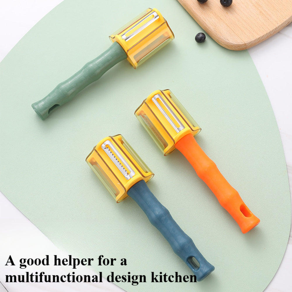 Premium 3-in-1  - Ultra Sharp Stainless Steel Vegetable Peeler with Non-Slip Grip (2 PCS)