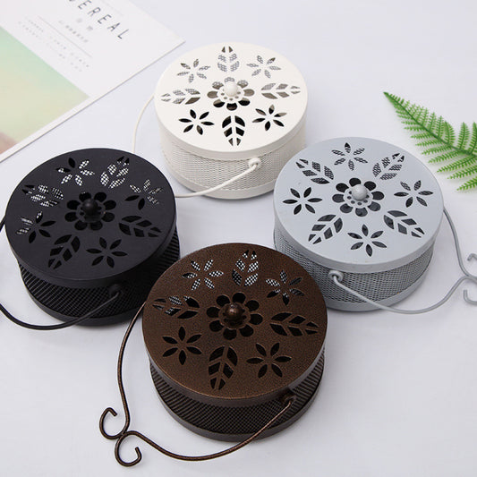 Portable Mosquito Coil Burner (2PCS) – Indoor & Outdoor Incense Holder for Camping, Patio, and Travel